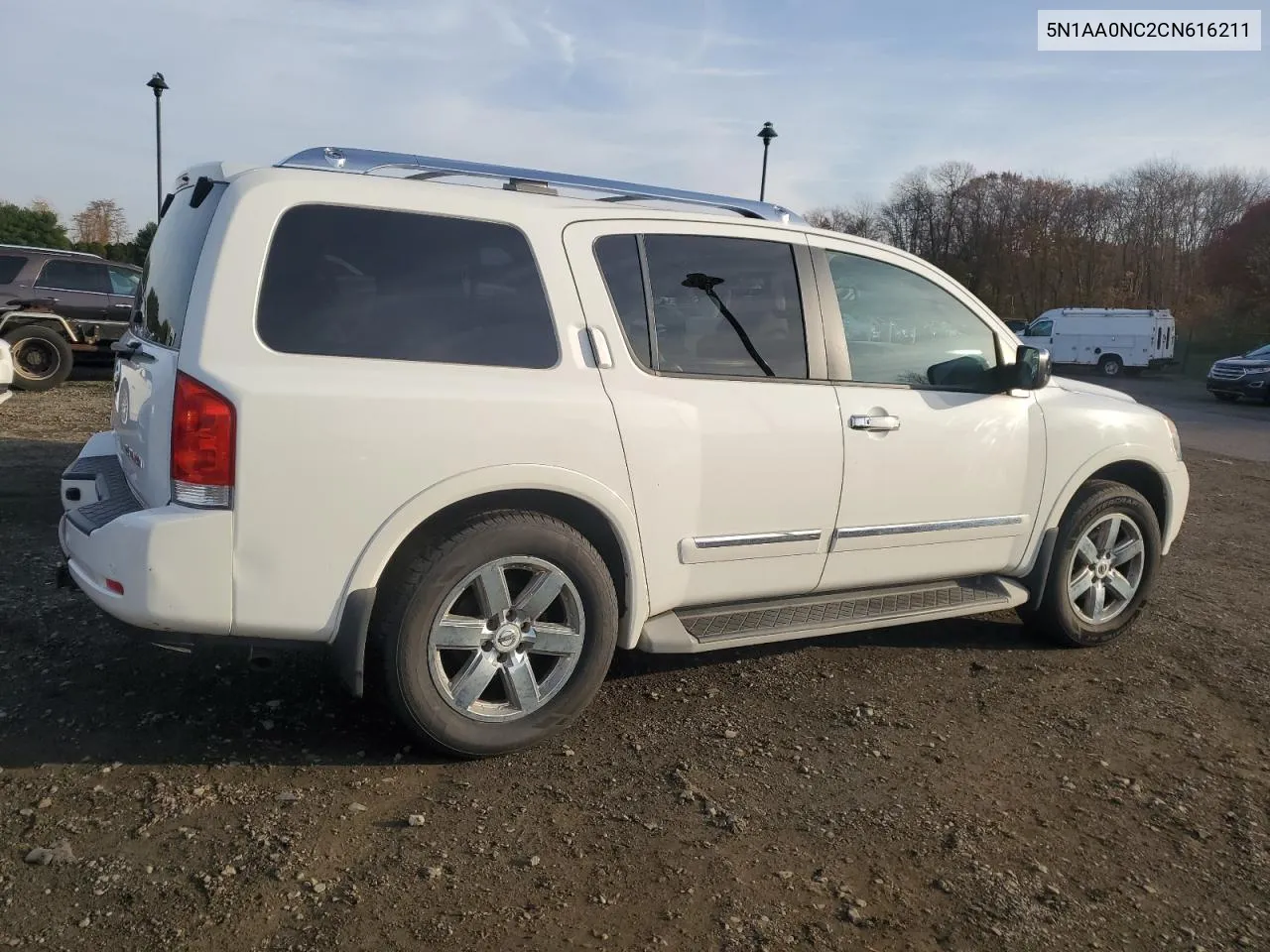 2012 Nissan Armada Sv VIN: 5N1AA0NC2CN616211 Lot: 78875394