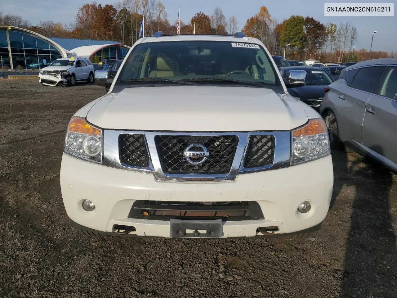 2012 Nissan Armada Sv VIN: 5N1AA0NC2CN616211 Lot: 78875394