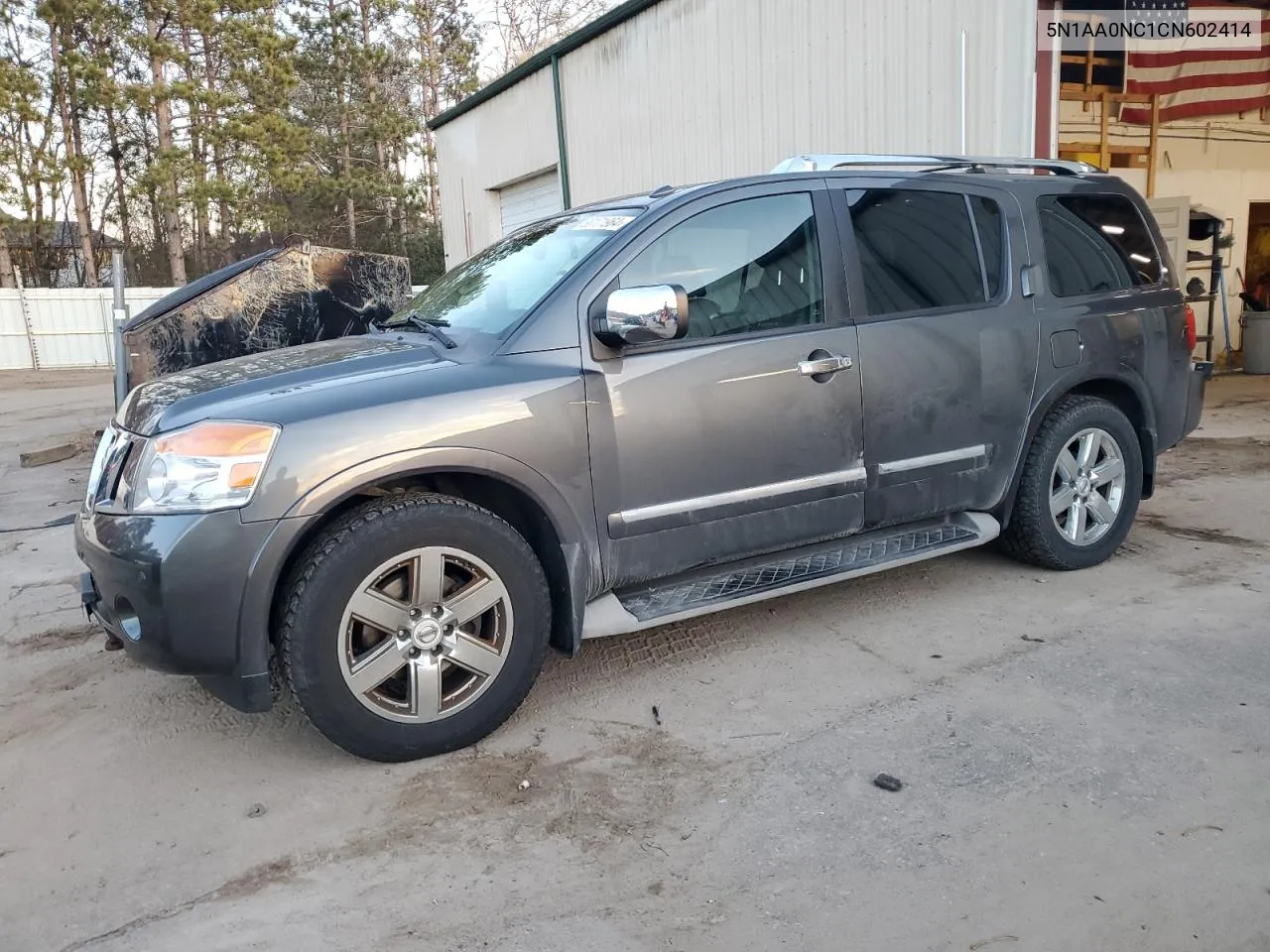 2012 Nissan Armada Sv VIN: 5N1AA0NC1CN602414 Lot: 80171964