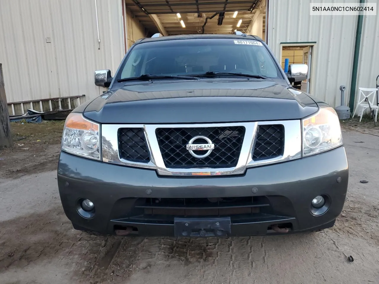 2012 Nissan Armada Sv VIN: 5N1AA0NC1CN602414 Lot: 80171964