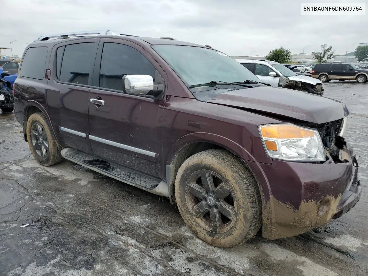 2013 Nissan Armada Platinum VIN: 5N1BA0NF5DN609754 Lot: 57001124