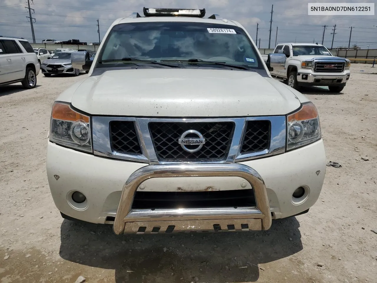 2013 Nissan Armada Sv VIN: 5N1BA0ND7DN612251 Lot: 58928174