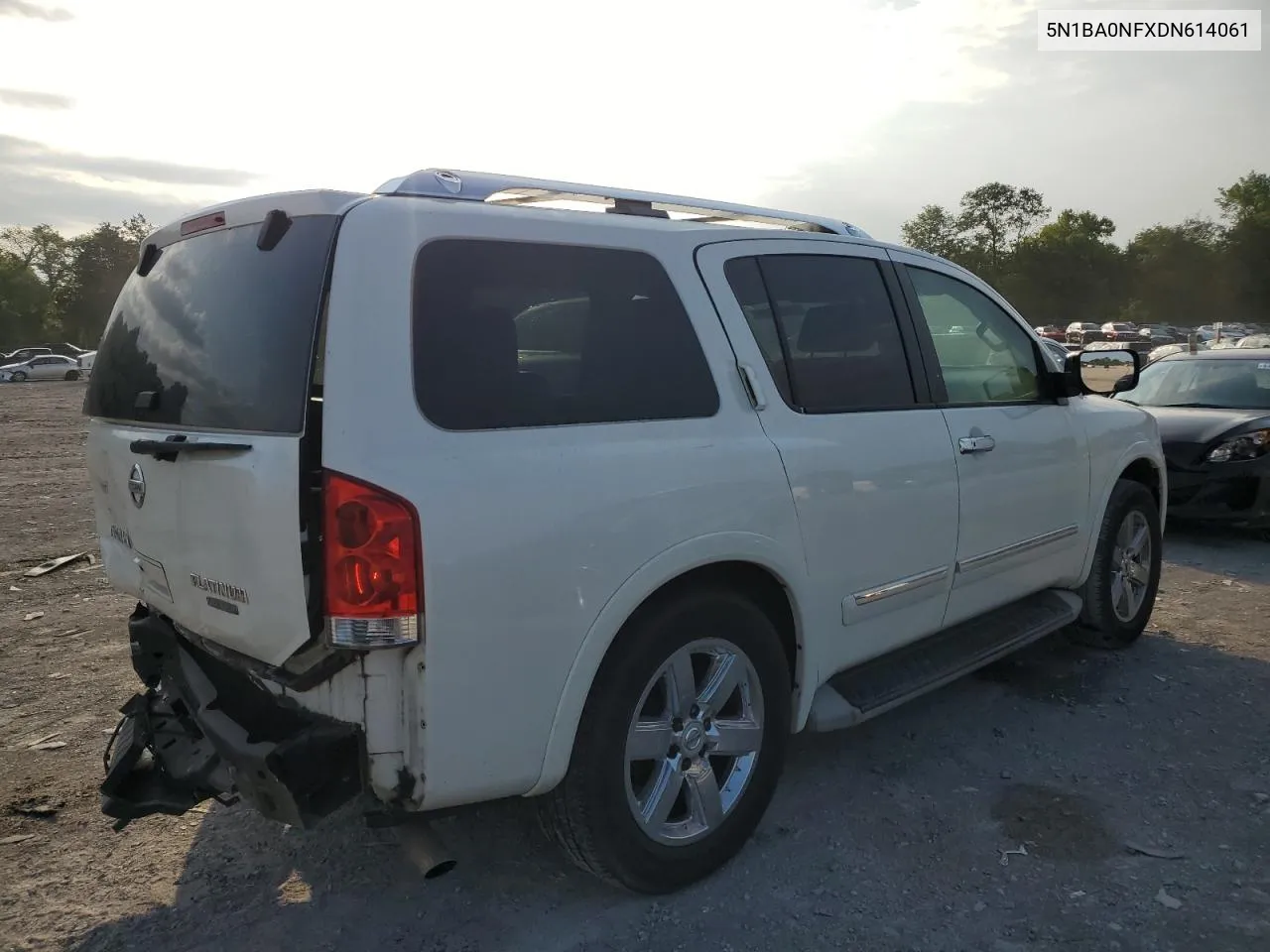 2013 Nissan Armada Platinum VIN: 5N1BA0NFXDN614061 Lot: 63298964