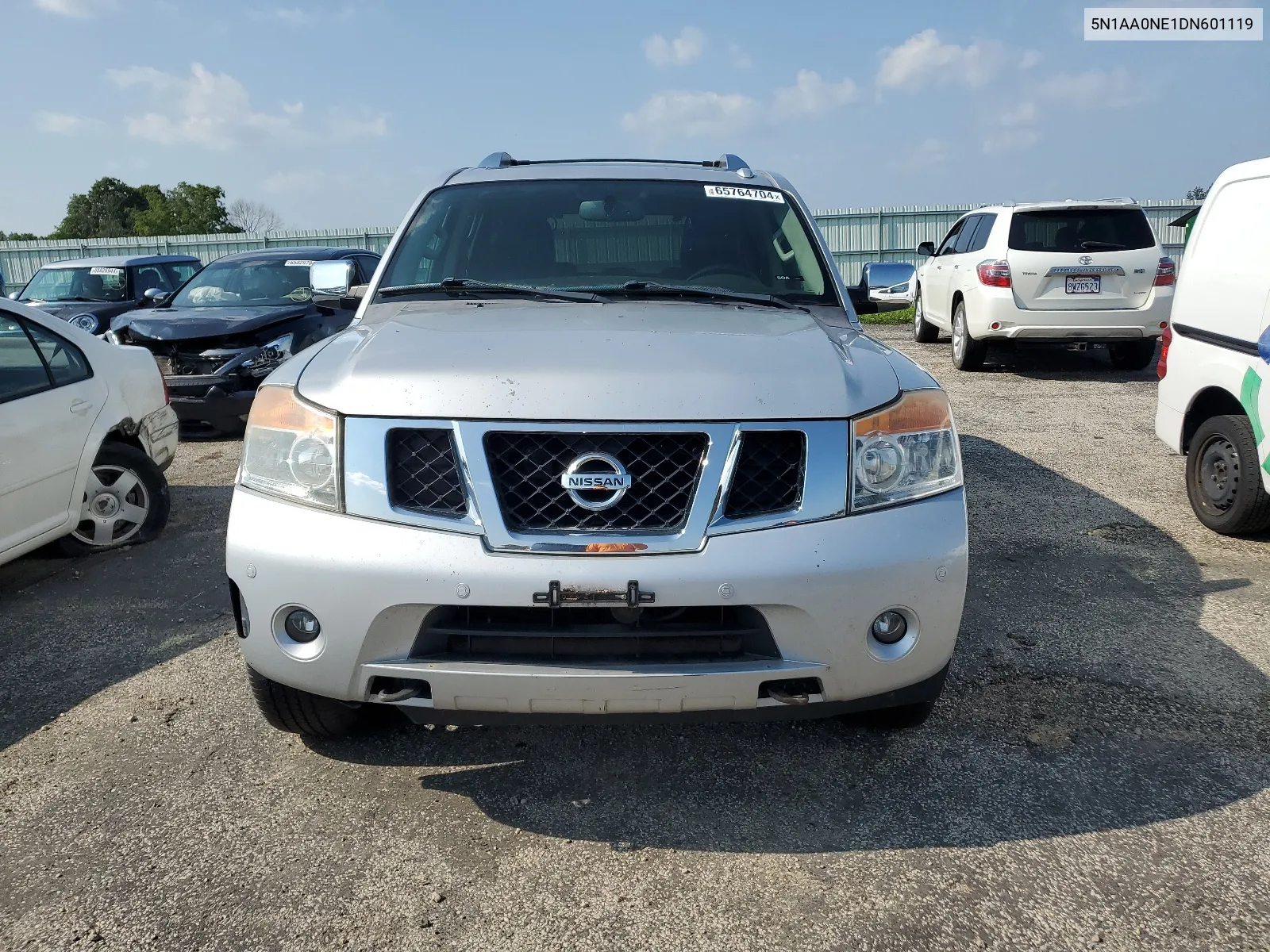 2013 Nissan Armada Platinum VIN: 5N1AA0NE1DN601119 Lot: 65764704