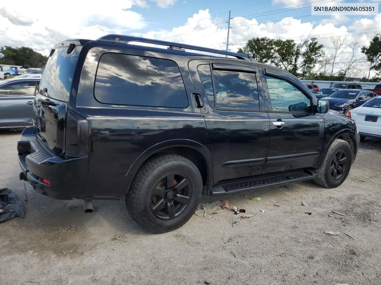 2013 Nissan Armada Sv VIN: 5N1BA0ND9DN605351 Lot: 69295564