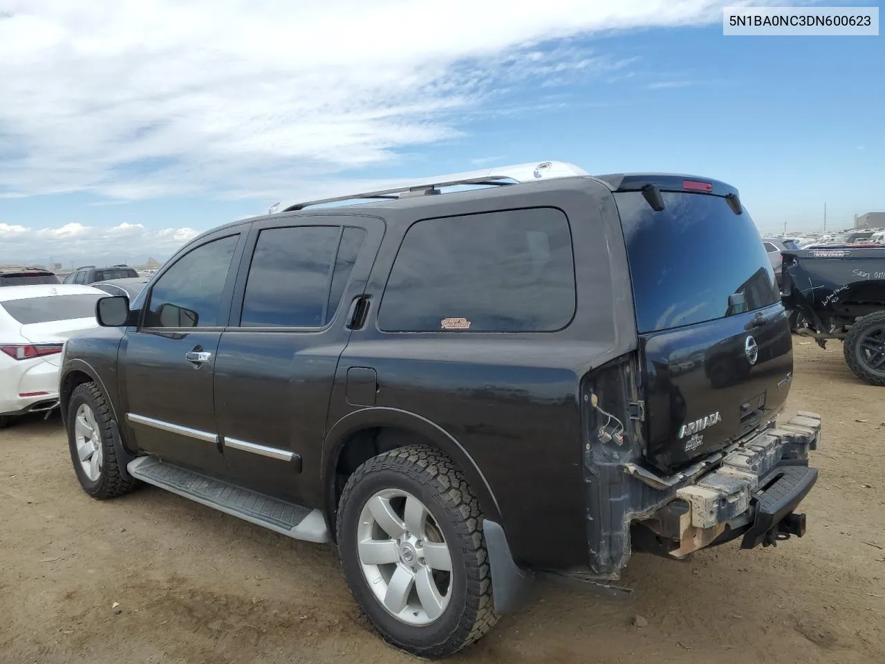 2013 Nissan Armada Sv VIN: 5N1BA0NC3DN600623 Lot: 72025864