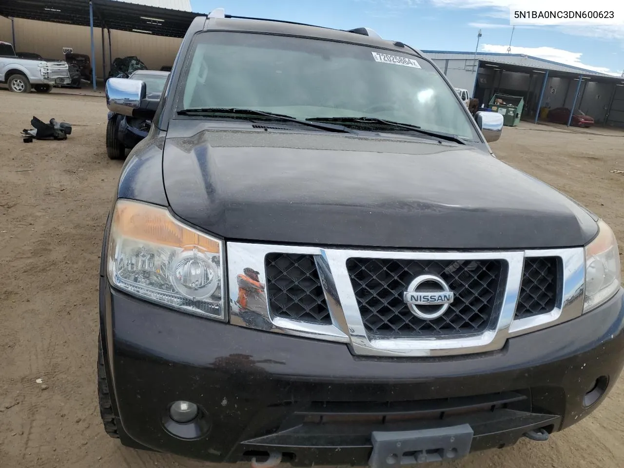 2013 Nissan Armada Sv VIN: 5N1BA0NC3DN600623 Lot: 72025864