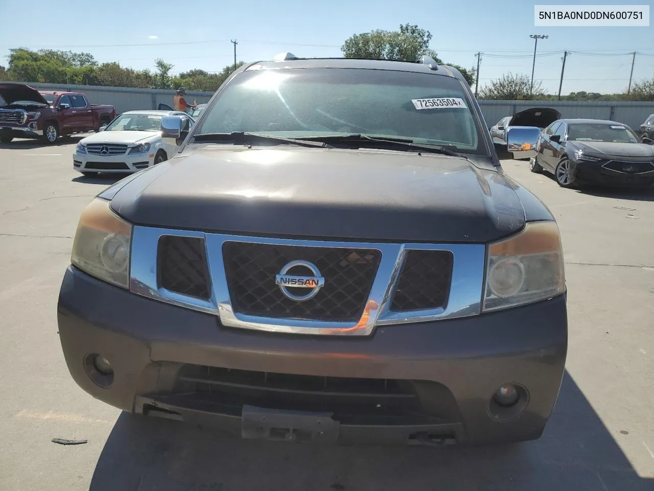 5N1BA0ND0DN600751 2013 Nissan Armada Sv