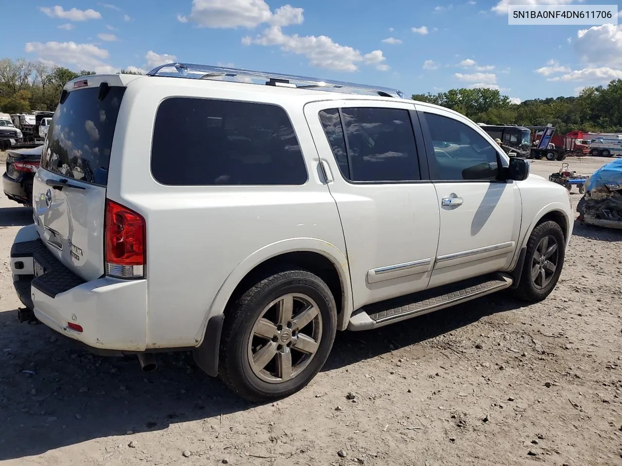 2013 Nissan Armada Platinum VIN: 5N1BA0NF4DN611706 Lot: 72977324