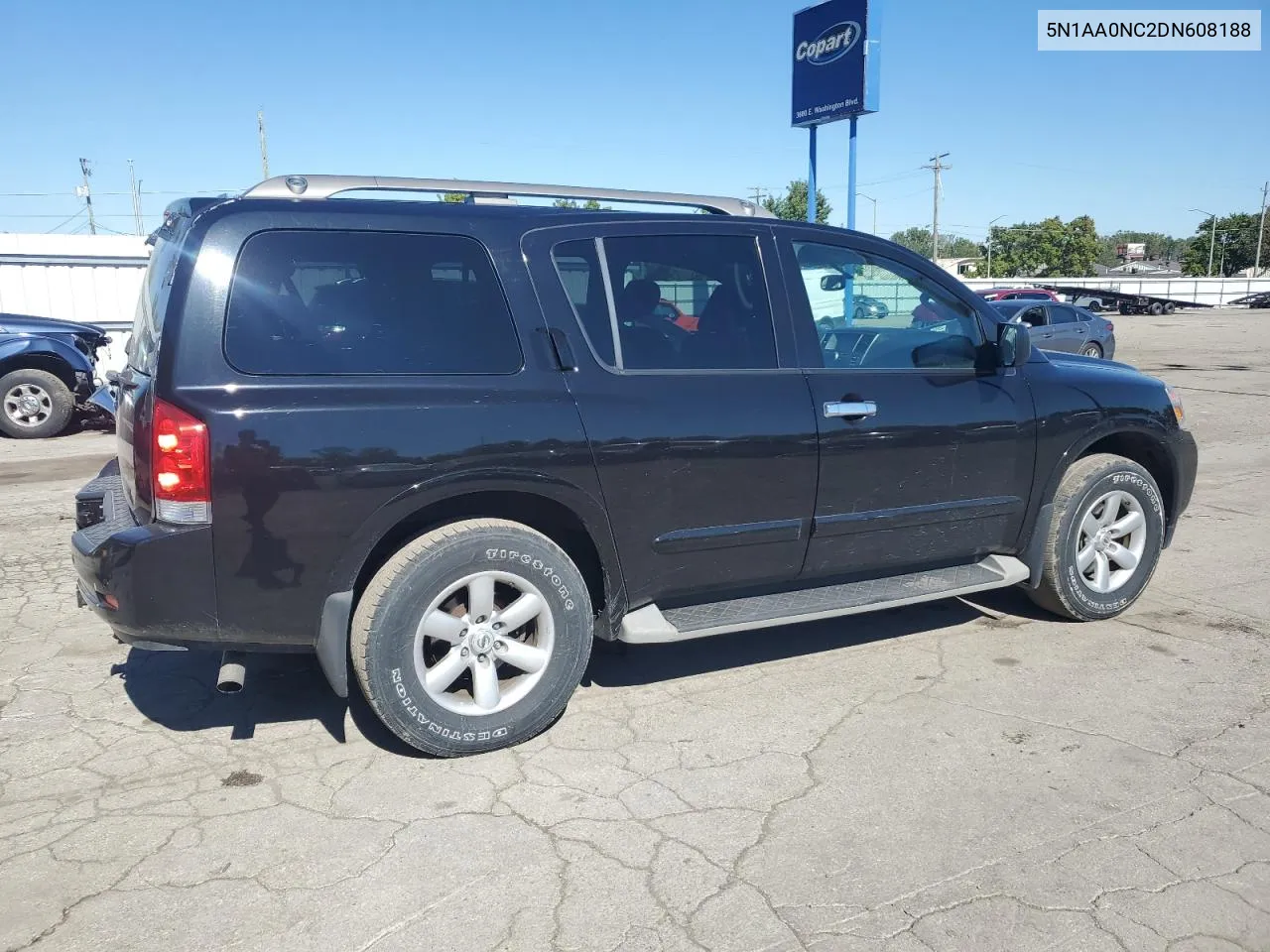 2013 Nissan Armada Sv VIN: 5N1AA0NC2DN608188 Lot: 74209574