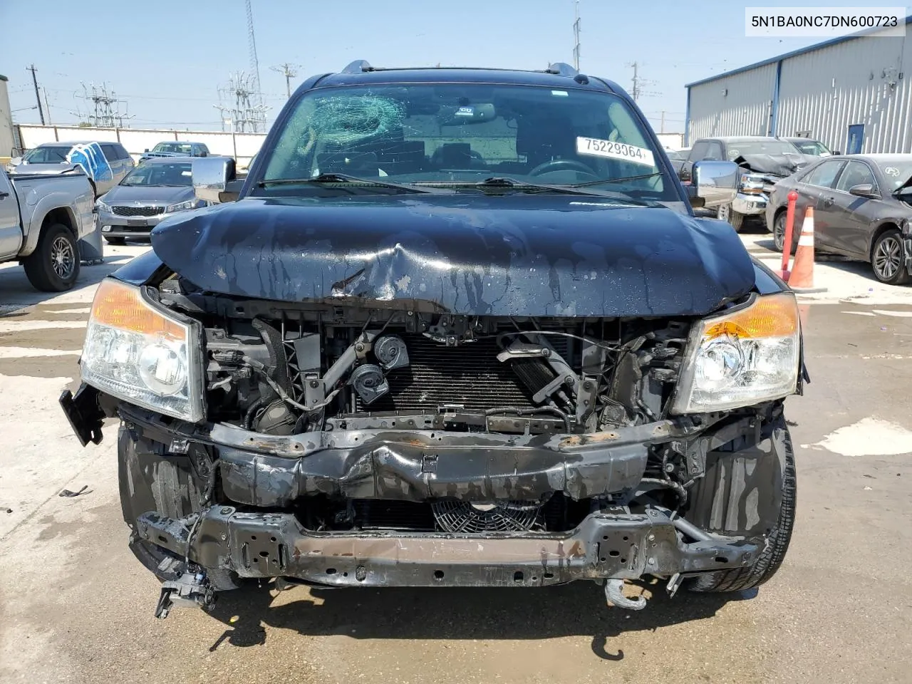 2013 Nissan Armada Sv VIN: 5N1BA0NC7DN600723 Lot: 75229064