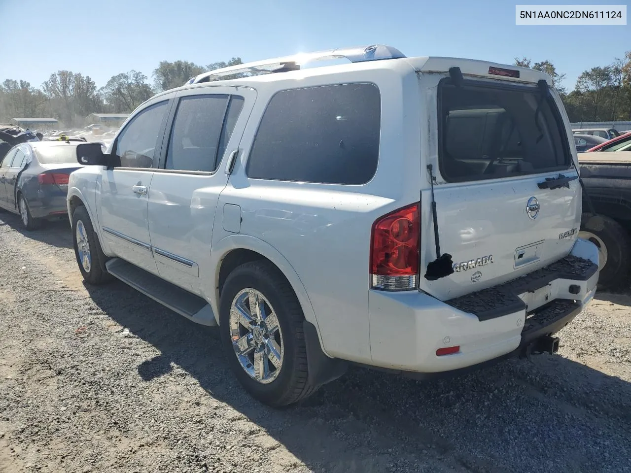 2013 Nissan Armada Sv VIN: 5N1AA0NC2DN611124 Lot: 75414704