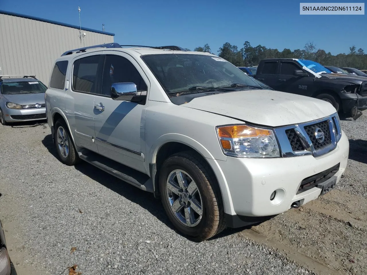 2013 Nissan Armada Sv VIN: 5N1AA0NC2DN611124 Lot: 75414704