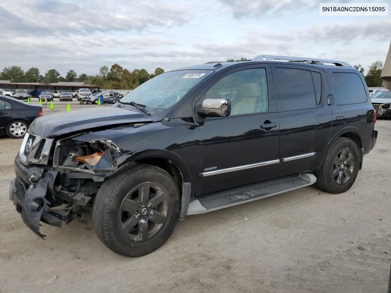 2013 Nissan Armada Sv VIN: 5N1BA0NC2DN615095 Lot: 76060104