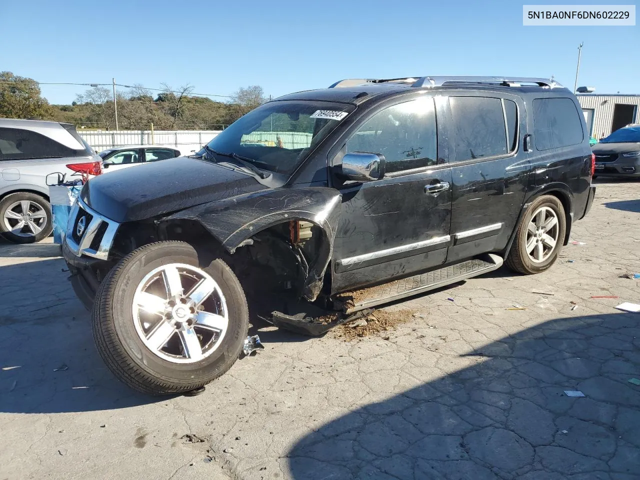 2013 Nissan Armada Platinum VIN: 5N1BA0NF6DN602229 Lot: 76940554