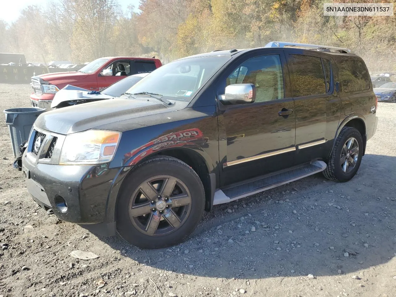 5N1AA0NE3DN611537 2013 Nissan Armada Platinum