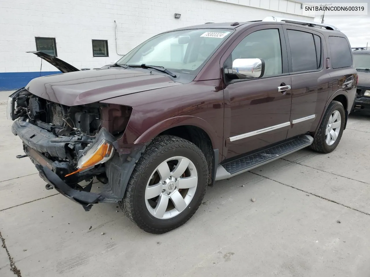 2013 Nissan Armada Sv VIN: 5N1BA0NC0DN600319 Lot: 78303324