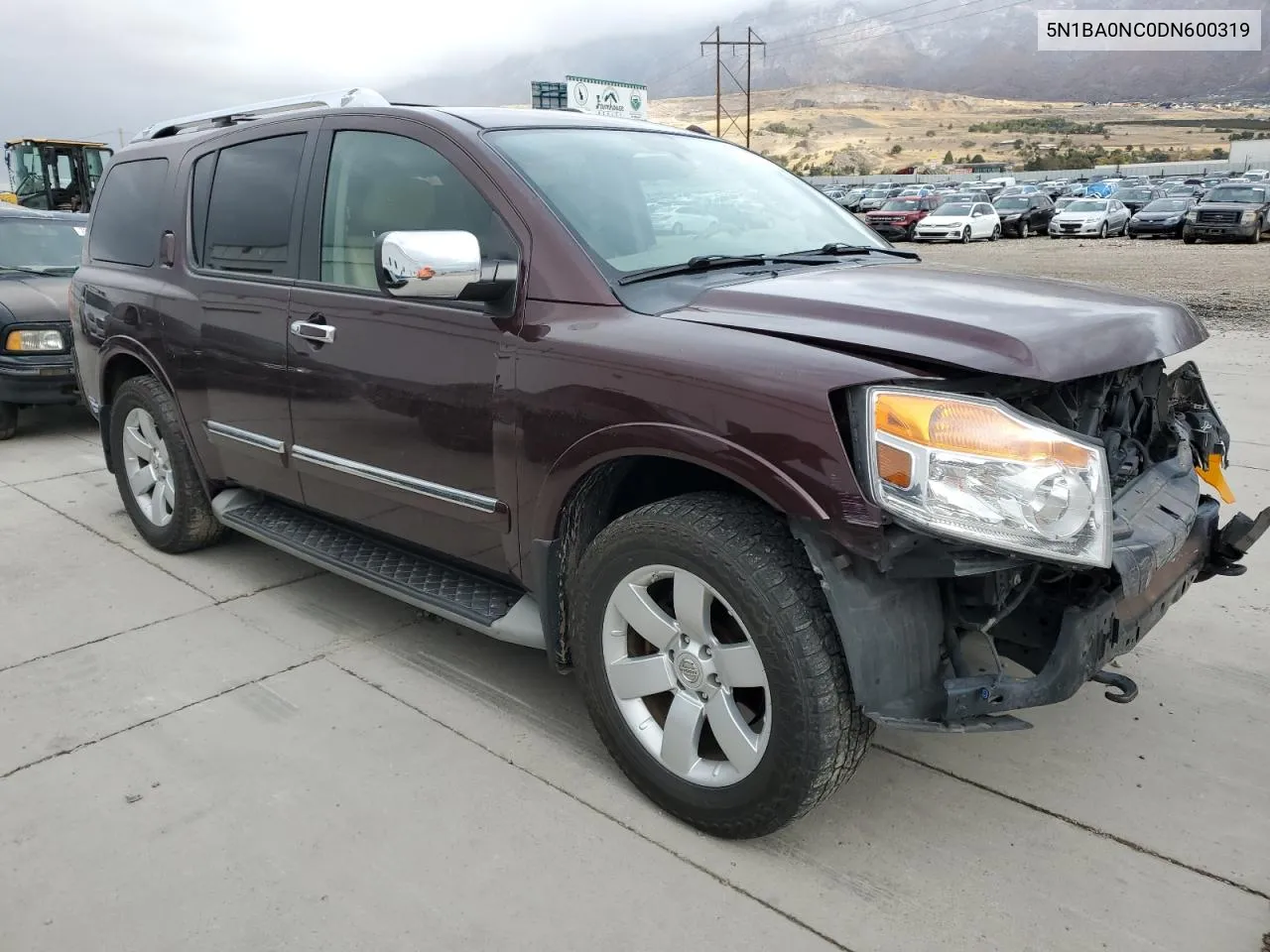 2013 Nissan Armada Sv VIN: 5N1BA0NC0DN600319 Lot: 78303324