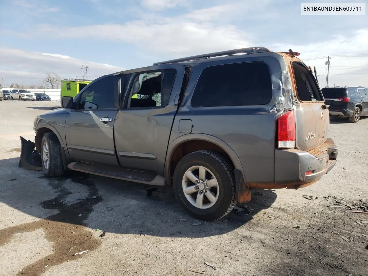 2014 Nissan Armada Sv VIN: 5N1BA0ND9EN609711 Lot: 53376954