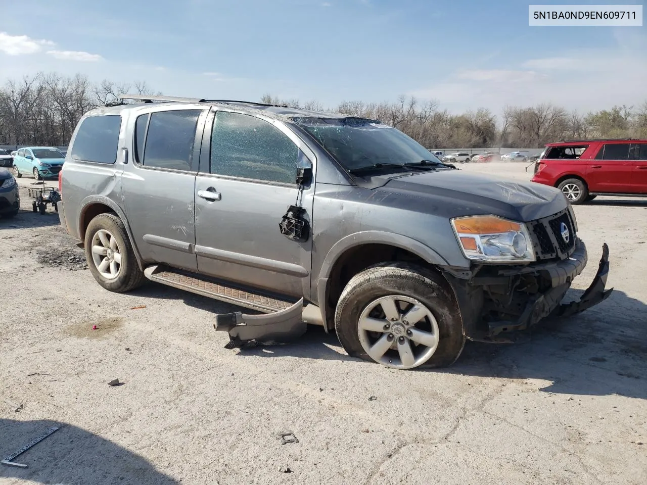 2014 Nissan Armada Sv VIN: 5N1BA0ND9EN609711 Lot: 53376954