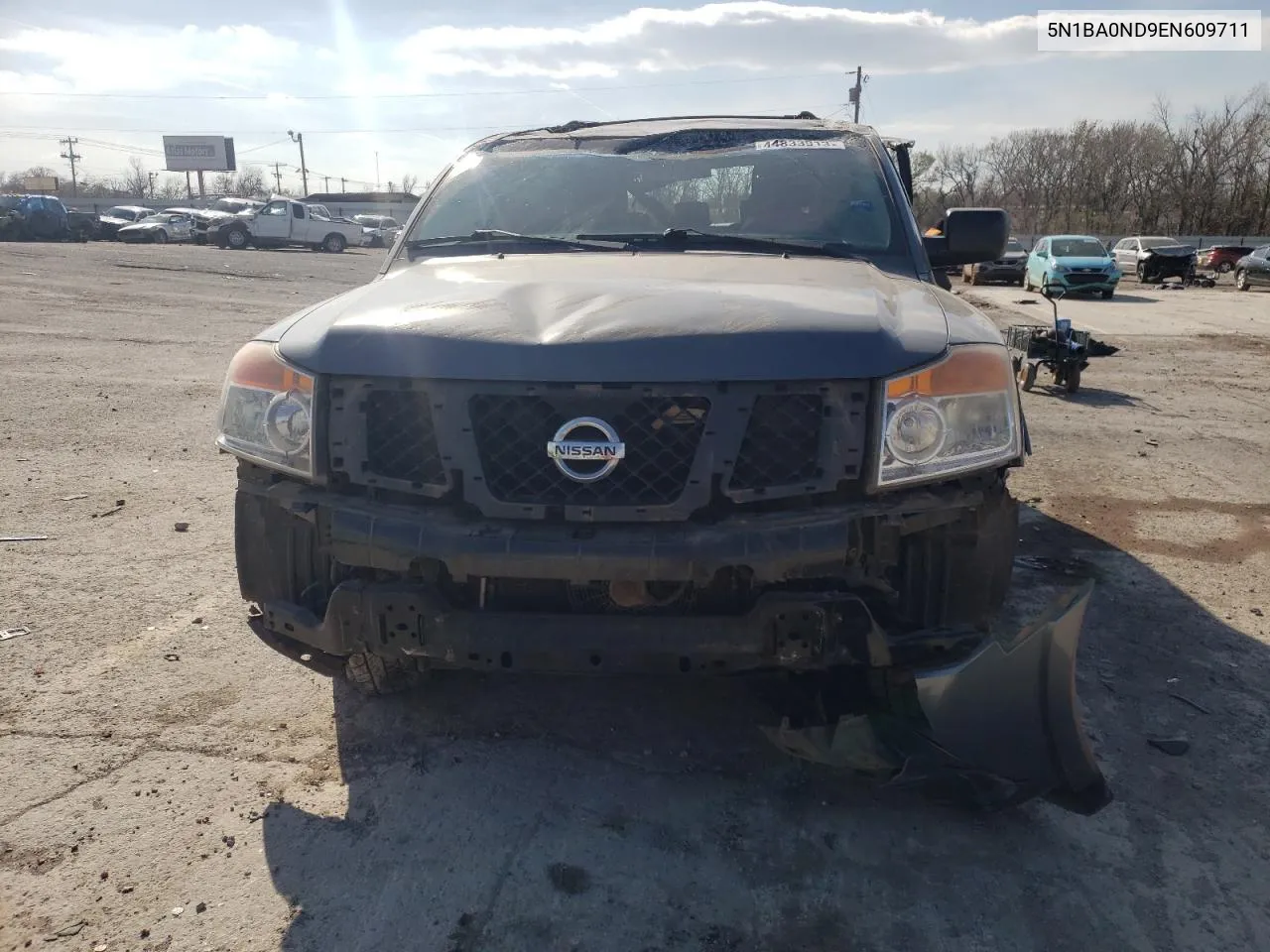 2014 Nissan Armada Sv VIN: 5N1BA0ND9EN609711 Lot: 53376954