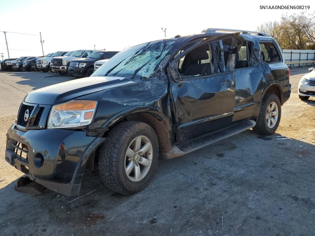 2014 Nissan Armada Sv VIN: 5N1AA0ND6EN608219 Lot: 59367414