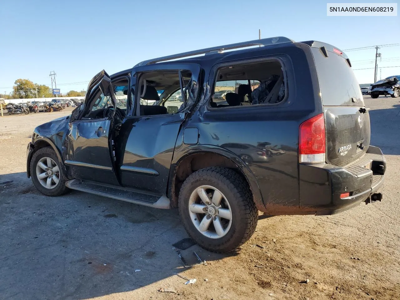 2014 Nissan Armada Sv VIN: 5N1AA0ND6EN608219 Lot: 59367414