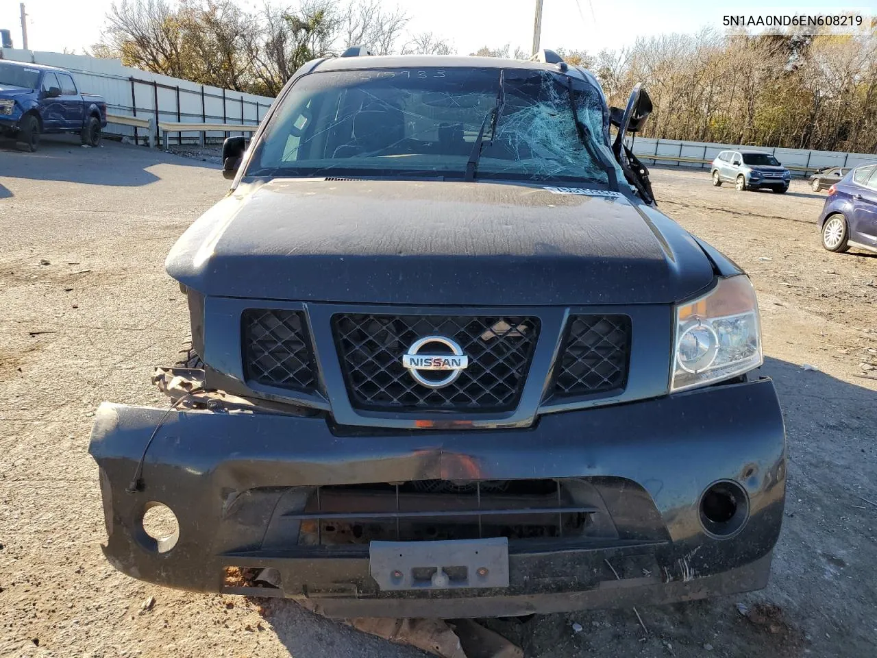 2014 Nissan Armada Sv VIN: 5N1AA0ND6EN608219 Lot: 59367414