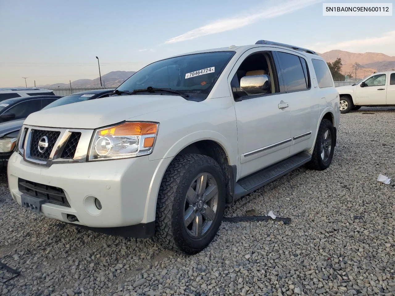 2014 Nissan Armada Sv VIN: 5N1BA0NC9EN600112 Lot: 70464724