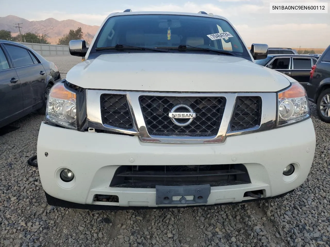 2014 Nissan Armada Sv VIN: 5N1BA0NC9EN600112 Lot: 70464724