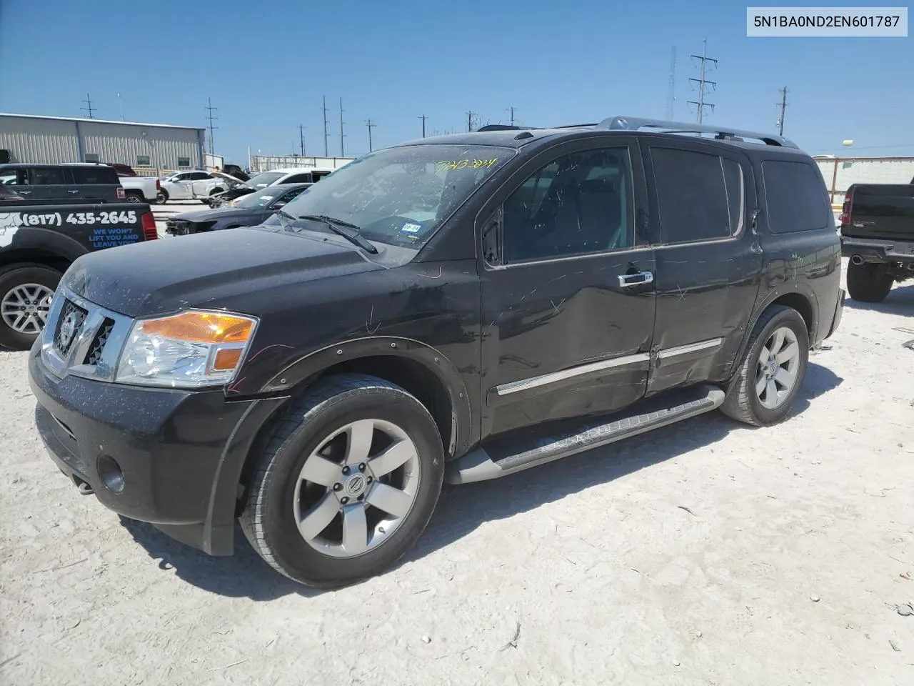 2014 Nissan Armada Sv VIN: 5N1BA0ND2EN601787 Lot: 72133234