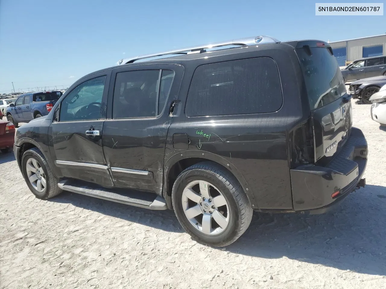 2014 Nissan Armada Sv VIN: 5N1BA0ND2EN601787 Lot: 72133234