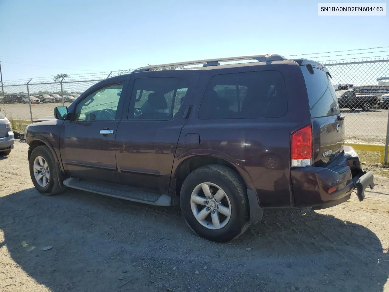 2014 Nissan Armada Sv VIN: 5N1BA0ND2EN604463 Lot: 73116664