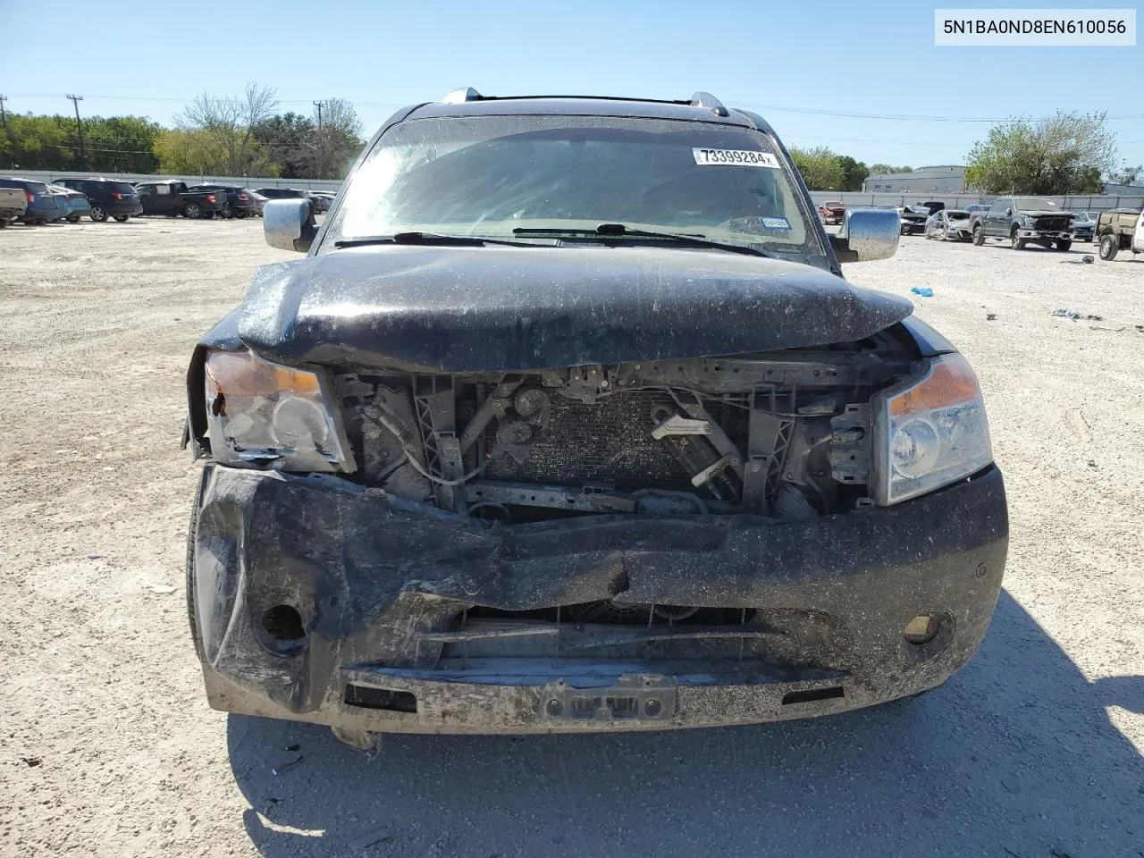 2014 Nissan Armada Sv VIN: 5N1BA0ND8EN610056 Lot: 73399284