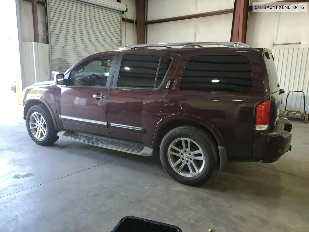 2014 Nissan Armada Platinum VIN: 5N1BA0NFXEN610416 Lot: 74033474