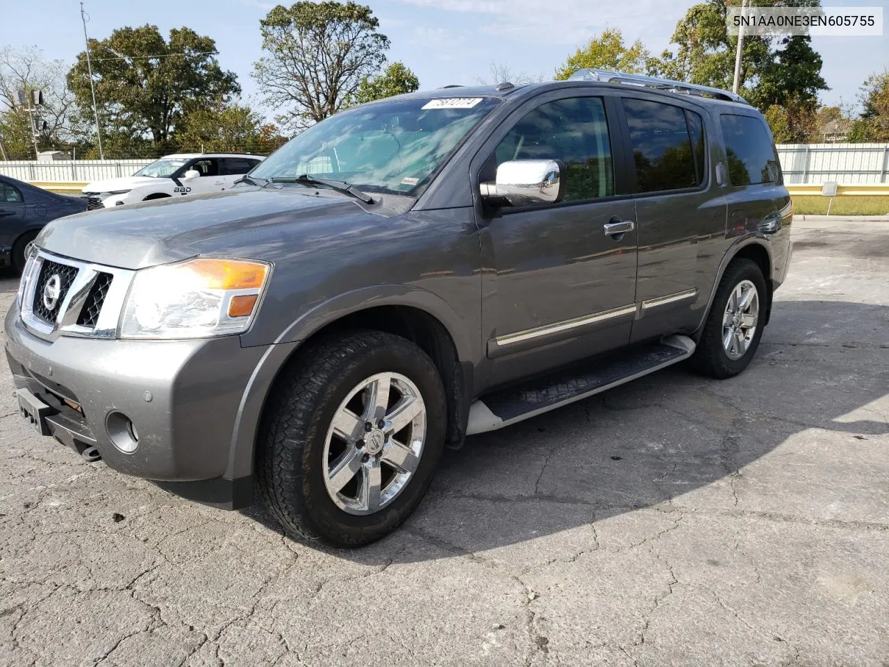 2014 Nissan Armada Platinum VIN: 5N1AA0NE3EN605755 Lot: 75612774