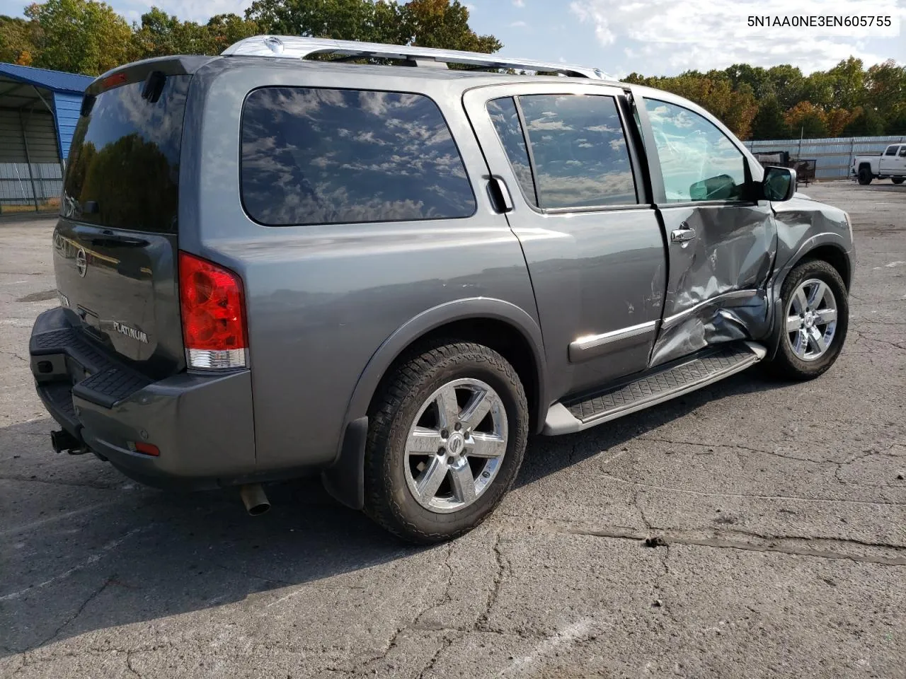 2014 Nissan Armada Platinum VIN: 5N1AA0NE3EN605755 Lot: 75612774