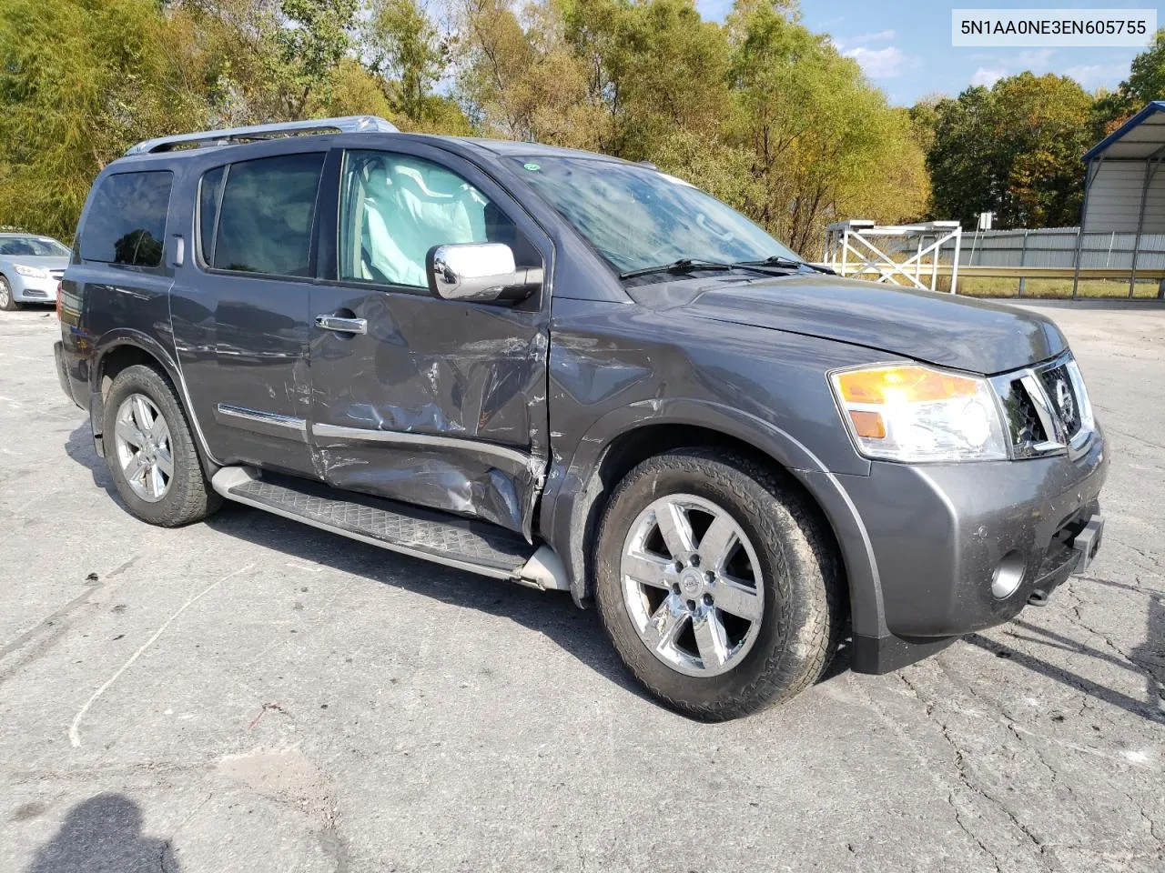 2014 Nissan Armada Platinum VIN: 5N1AA0NE3EN605755 Lot: 75612774