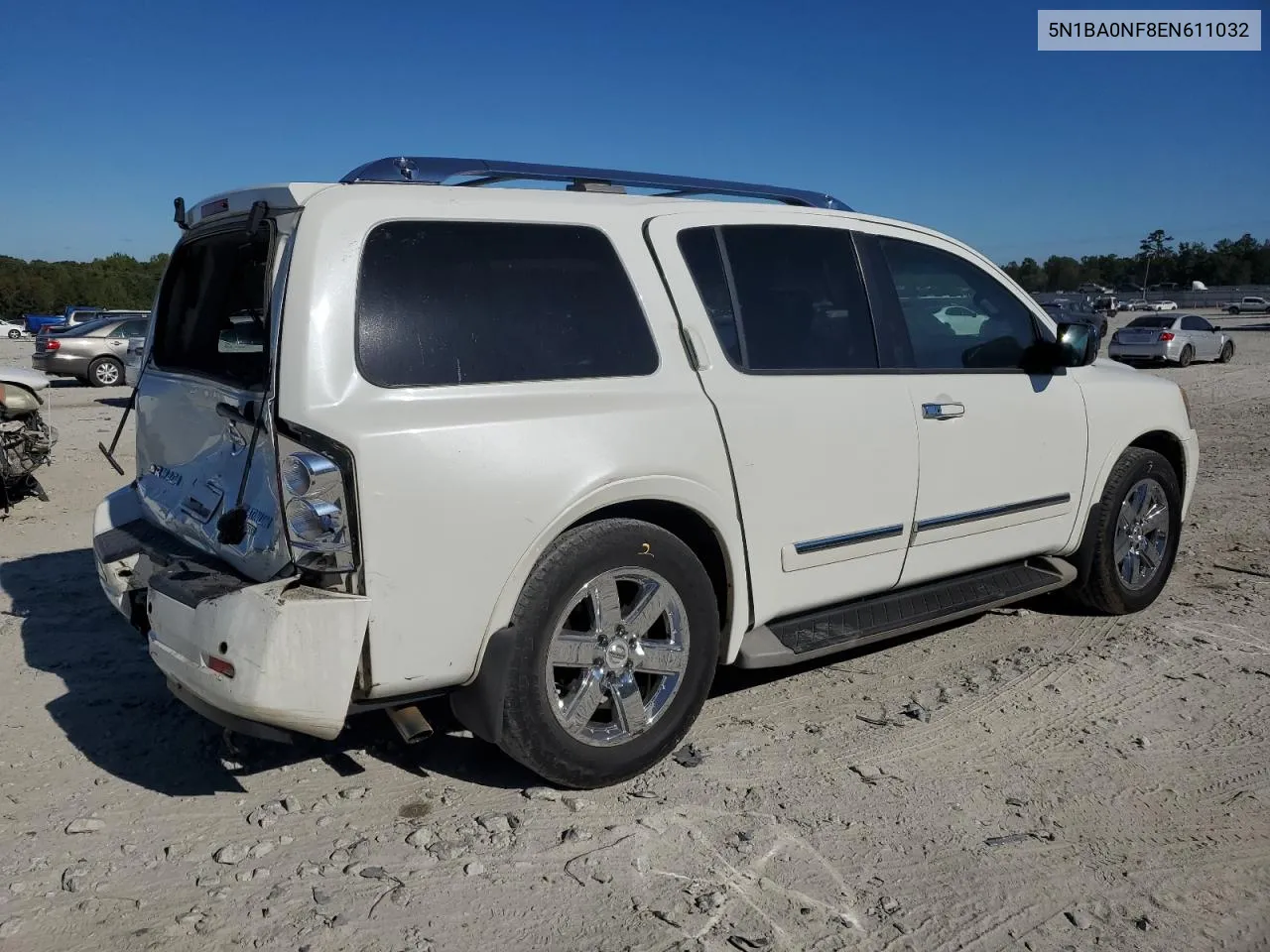 2014 Nissan Armada Platinum VIN: 5N1BA0NF8EN611032 Lot: 75902554