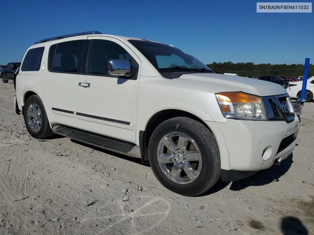 2014 Nissan Armada Platinum VIN: 5N1BA0NF8EN611032 Lot: 75902554