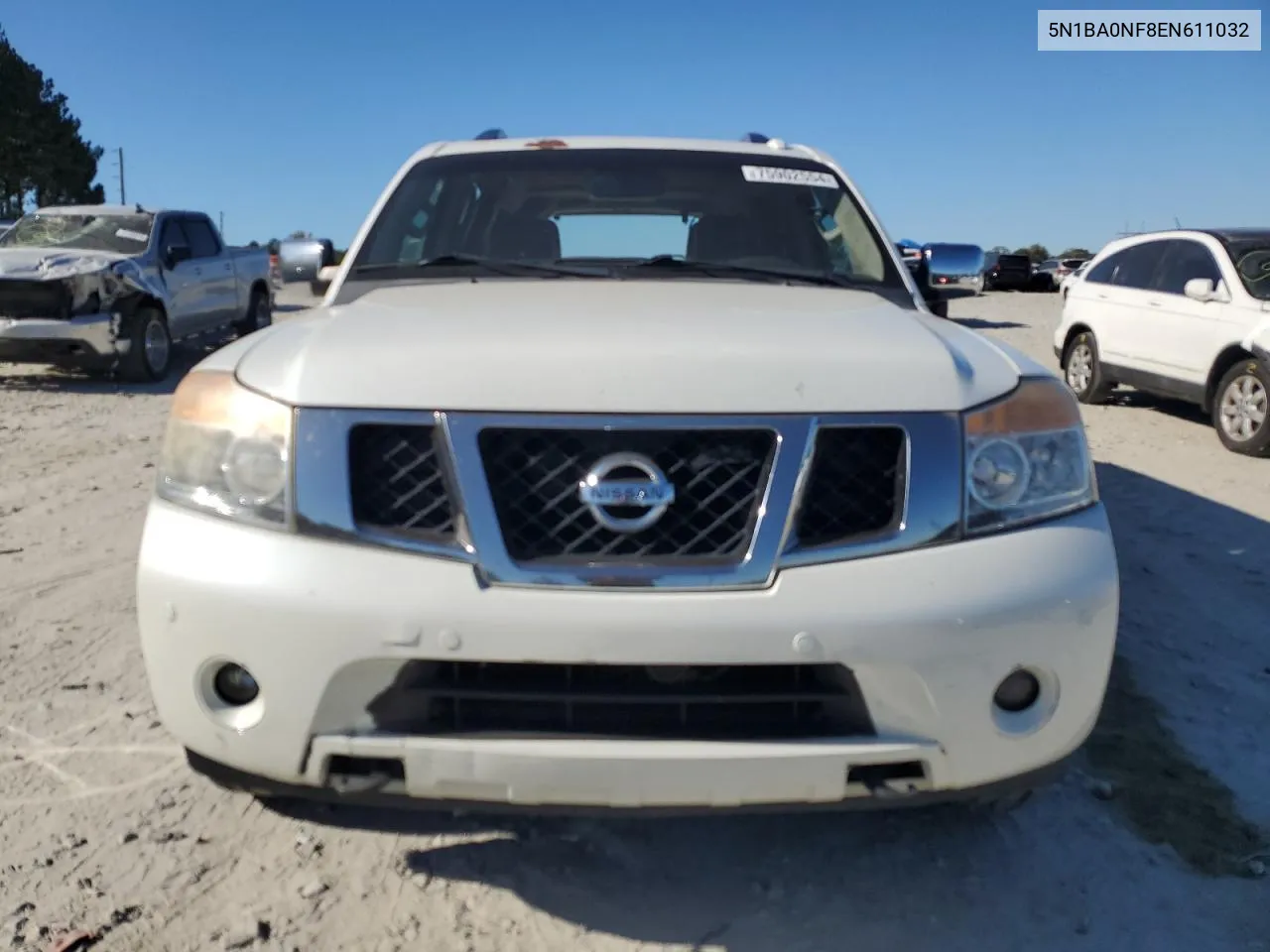 2014 Nissan Armada Platinum VIN: 5N1BA0NF8EN611032 Lot: 75902554