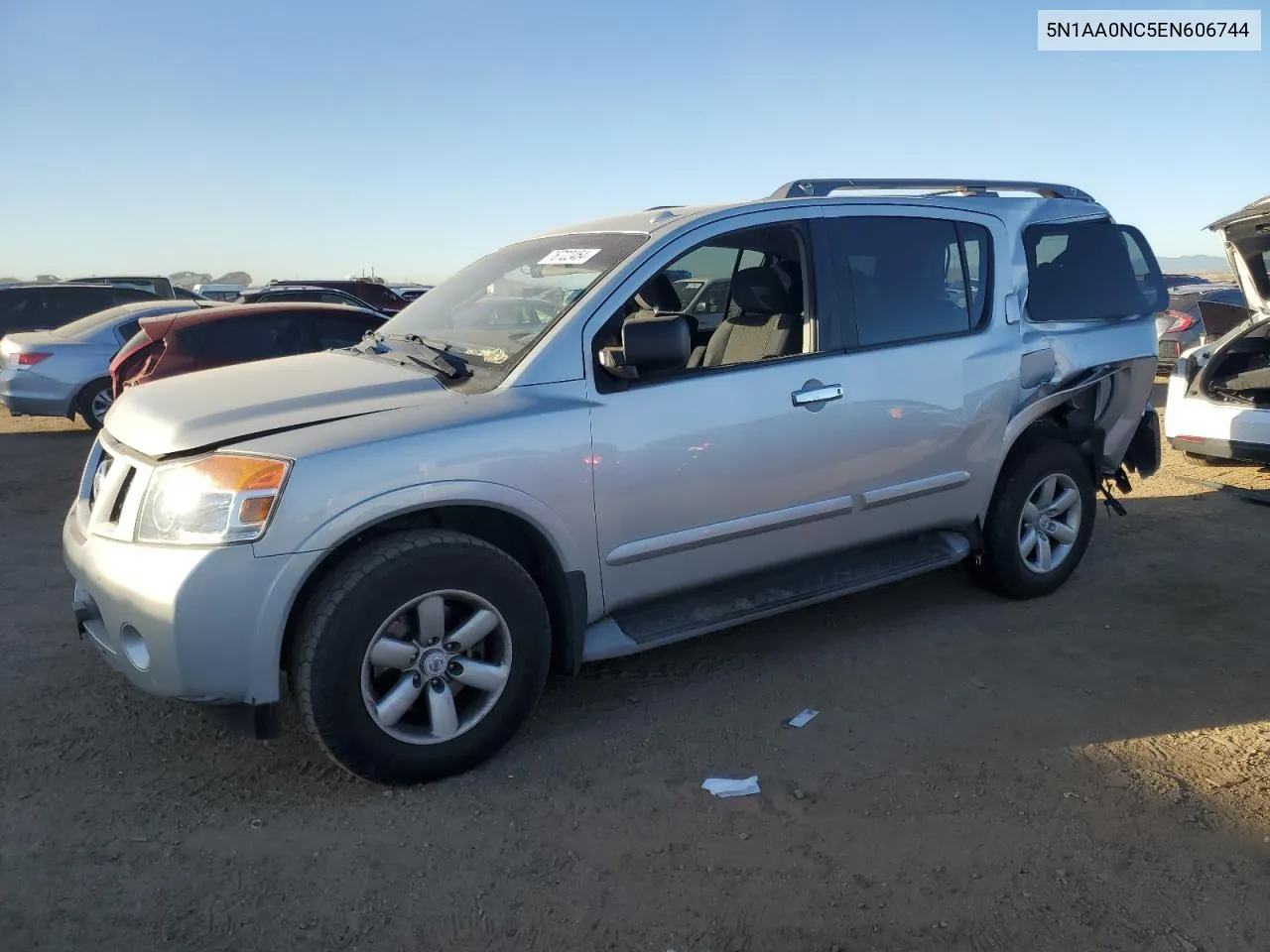 2014 Nissan Armada Sv VIN: 5N1AA0NC5EN606744 Lot: 76722454