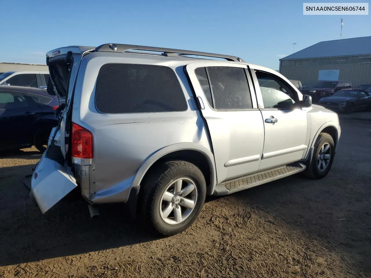 2014 Nissan Armada Sv VIN: 5N1AA0NC5EN606744 Lot: 76722454