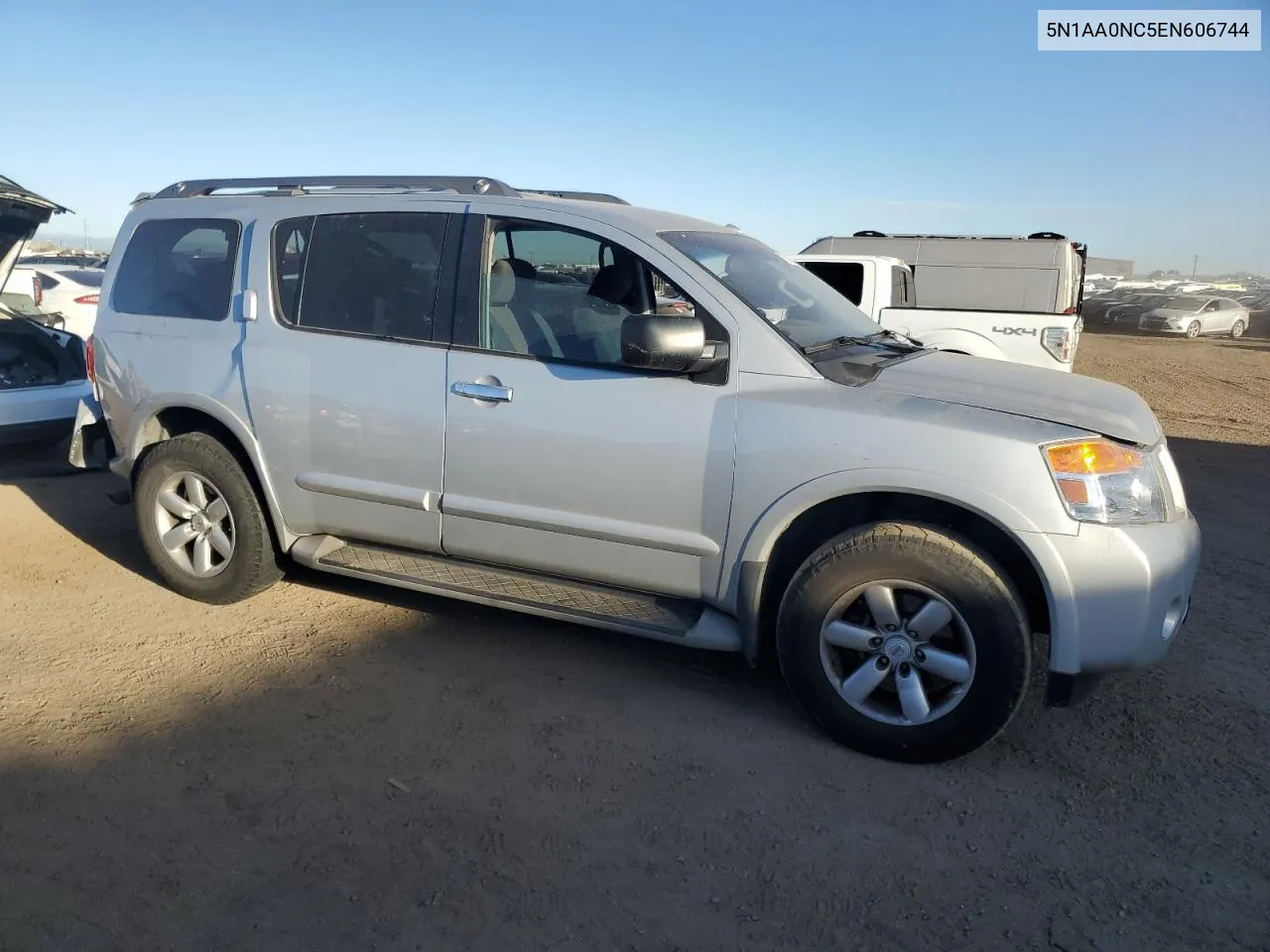 2014 Nissan Armada Sv VIN: 5N1AA0NC5EN606744 Lot: 76722454