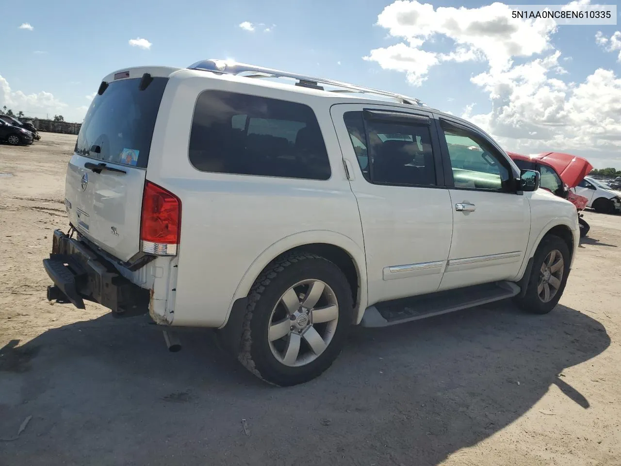 2014 Nissan Armada Sv VIN: 5N1AA0NC8EN610335 Lot: 77179124