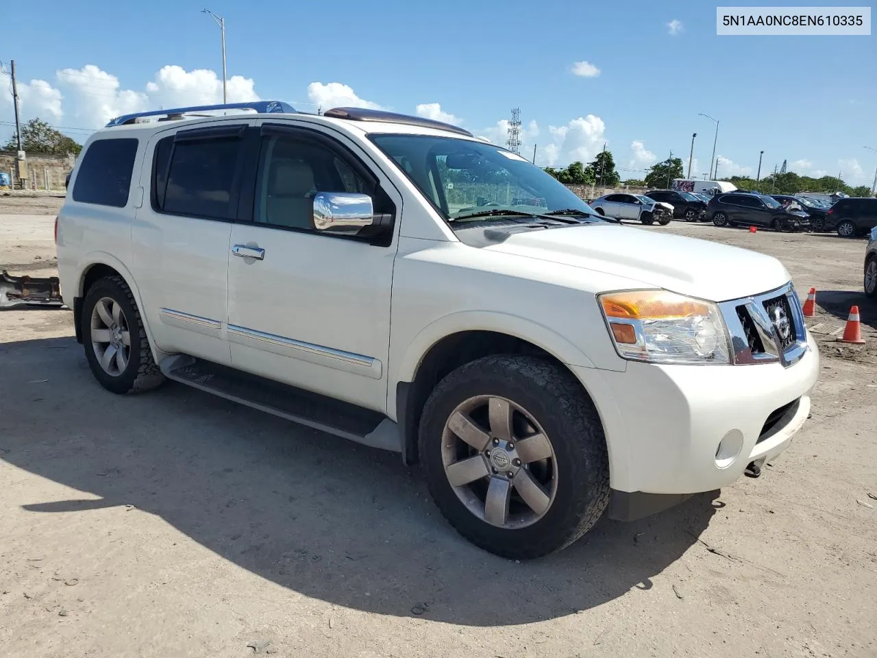 2014 Nissan Armada Sv VIN: 5N1AA0NC8EN610335 Lot: 77179124