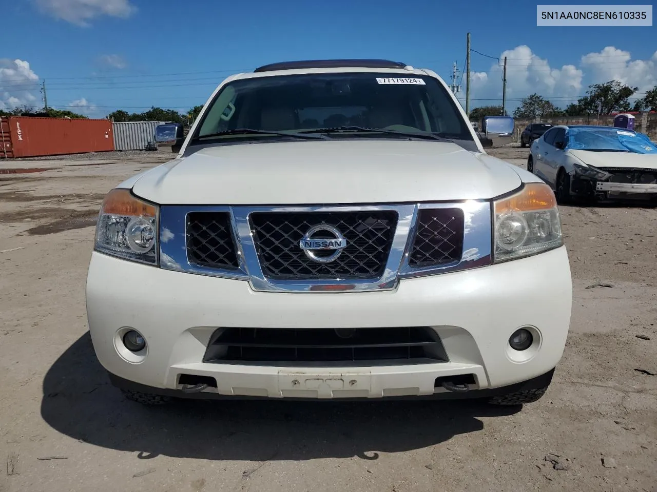 2014 Nissan Armada Sv VIN: 5N1AA0NC8EN610335 Lot: 77179124