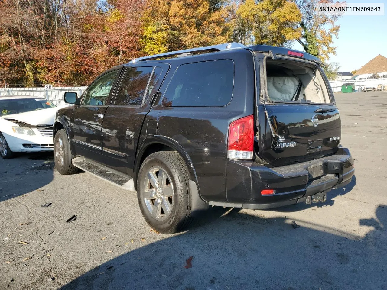 2014 Nissan Armada Platinum VIN: 5N1AA0NE1EN609643 Lot: 77394064