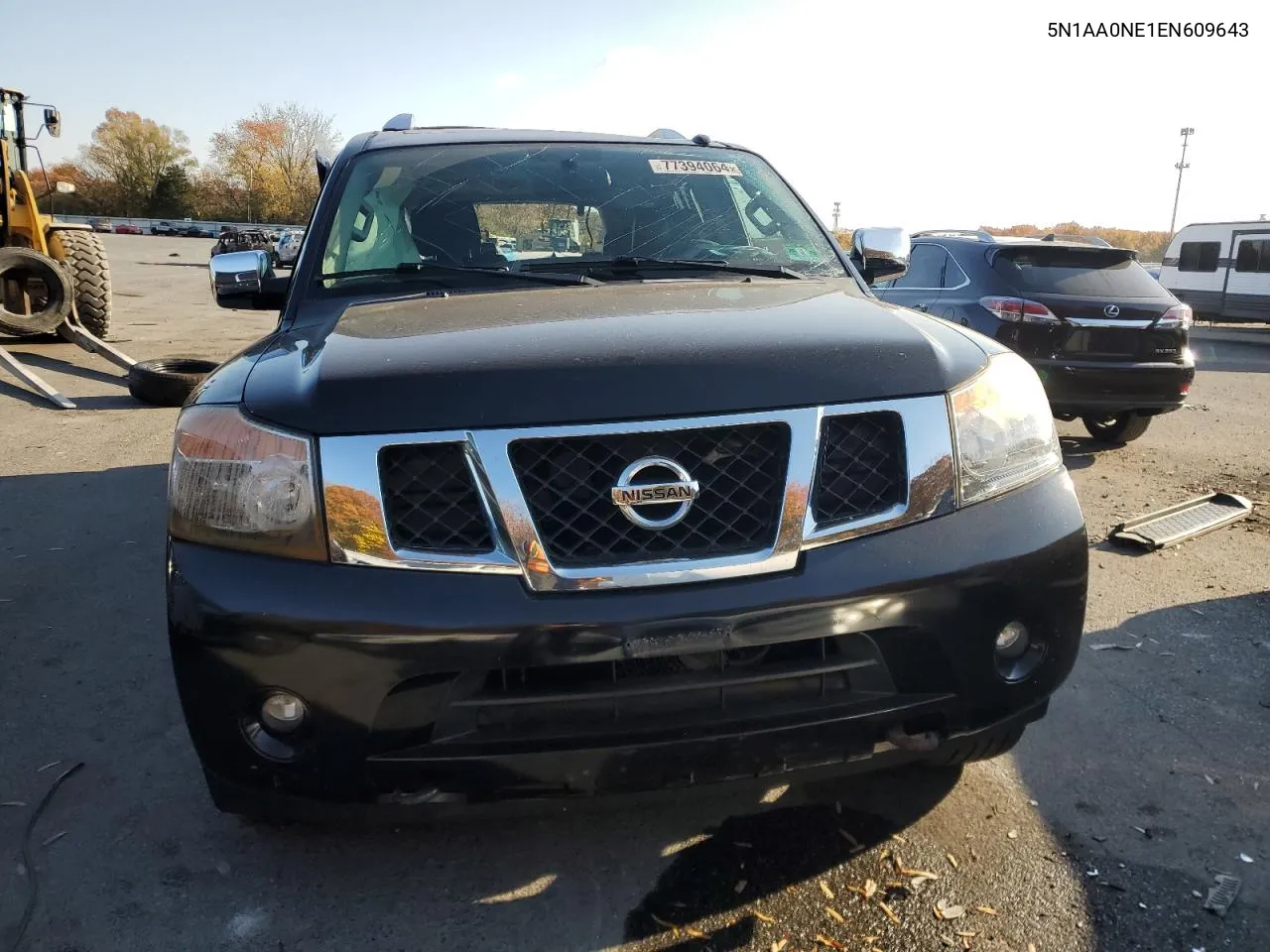 2014 Nissan Armada Platinum VIN: 5N1AA0NE1EN609643 Lot: 77394064