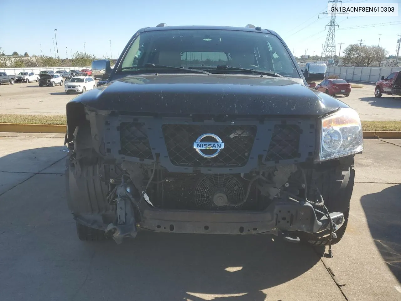 2014 Nissan Armada Platinum VIN: 5N1BA0NF8EN610303 Lot: 80653974